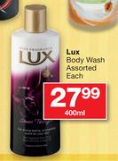 Lux Body Wash Assorted-400ml