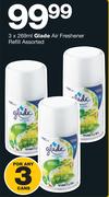 Glade Air Freshener Refill Assorted-3 x 269ml