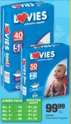 Lovies Disposable Nappies No.5-Per Nappy