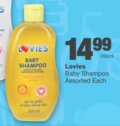 Lovies Baby Shampoo Assorted-200ml Each