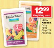 Little Kitchen Baby Food Step 2/3 Assorted-120g/150g Each