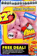 Superme Frozen Mixed Chicken Portions-2kg
