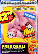 Supreme Frozen Mixed Chicken Portions-2Kg