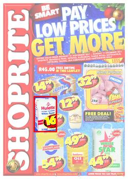 Shoprite Freestate (21 Nov - 11 Dec), page 1