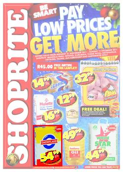 Shoprite Freestate (21 Nov - 11 Dec), page 1
