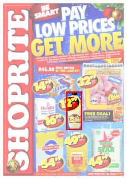 Shoprite Freestate (21 Nov - 11 Dec), page 1