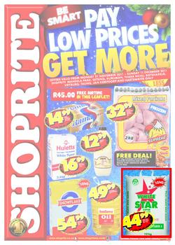 Shoprite Freestate (21 Nov - 11 Dec), page 1