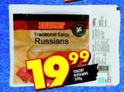 Eskort Traditional Spicy Russians-500g 