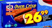 Sea Harvest Oven Crisp Assorted-400g Each