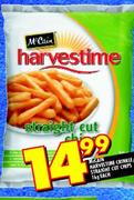 McCain Harvestime Crinkle/Straight Cut Chips-1Kg