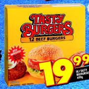 I&J Tasty Beefburgers-600G