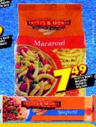 Fattis & Moni's Macaroni/Spaghetti-500g each