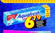 Aquafresh Toothpaste Assorted-125ml each