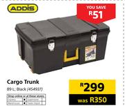 Addis 89L Cargo Trunk Black 