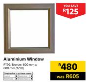 Aluminium Window 600mm x 600mm 