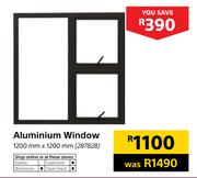 Aluminium Window 1200mm x 1200mm