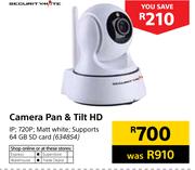 Securitymate Camera Pan & Tilt HD