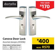 Dortello Canova Door Lock Assorted Designs