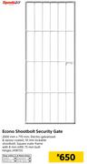 Xpanda DIY Econo Shootbolt Security Gate 2000mm x 770mm