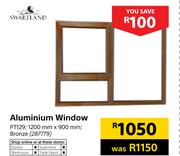 Aluminium Window Bronze-1200mm x 900mm