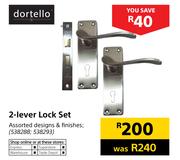 Dortello 2 Lever Lock Set
