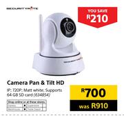 Security Mate Camera Pan & Tilt HD
