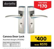 Dortello Canova Door Lock Assorted Designs