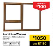 Aluminium Window Bronze-1200mm x 900mm