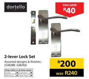 Dortello 2 Lever Lock Set