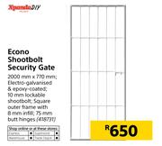 Xpanda Diy Econo Shootbolt Security Gate-2000mm x 770mm