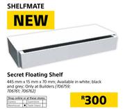 Shelfmate Secret Flaoting Shelf-445mm x 15mm x 70mm