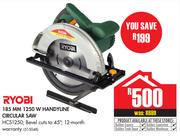 Ryobi 185mm 1250W Handyline Circular Saw HCS1250