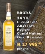 Brora 34 Yo-Per Unit