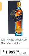 Johnnie Walker Blue Label In A Gift Box-Per Unit 
