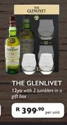 The Glenlivet 12 YO With 2 Tumblers In A Gift Box-Per Unit
