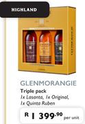 Glenmorangie Triple Pack Of 1 Lasanta, 1 Original & 1 Quinta-Per Unit