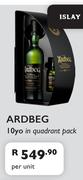 Ardbeg 10yo In Quadrant Pack-Per Unit