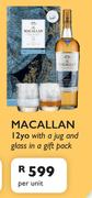 Macallan 12yo With A Jug And Glass In A Gift Pack-Per Unit