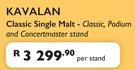 Kavalan Classic Single Malt-Classic, Podium & Concertmaster Stand-Per Stand