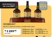 Redbreast Buy All 3 Variants & Receive A Complimentary Stand-Per Stand