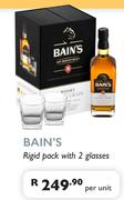 Bain's Rigid Pack With 2 Glasses-Per Unit