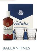 Ballantines Finest With 2 Glasses In A Gift Box-Per Unit