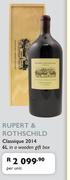 Rupert & Rothschild Classique 2014 In A Wooden Gift Box-6Ltr Per Unit