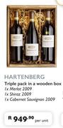 Hartenberg Triple Pack In A Wooden Box-Per Unit
