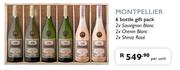 Montpellier 6 Bottle Gift Pack 2xSauvignon Blanc,2xChenin Blanc,2xShiraz Rose-Per Unit