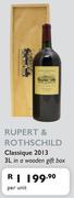 Rupert & Rothschild Classique 2013 In A Wooden Gift Box-3Ltr Per Unit
