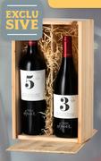 Spier Twin Pack In A Wooden Gift Box 1xCreative Block 5(Bordeaux),1xCreative Block 3(Rhone)-Per Unit