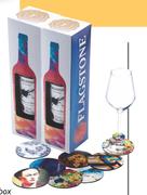 Flagstone Twin Pack In A Gift Box With 8 Coasters (Glass Not Included)-Per Unit