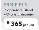 Ernie ELS Proprietors Blend With Crystal Decanter-Per Unit