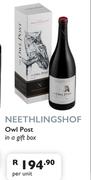 Neethlingshof Owl Post In A Gift Box-Per Unit